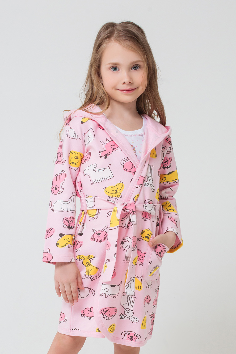 модная детская одежда 5483/ к халат детский