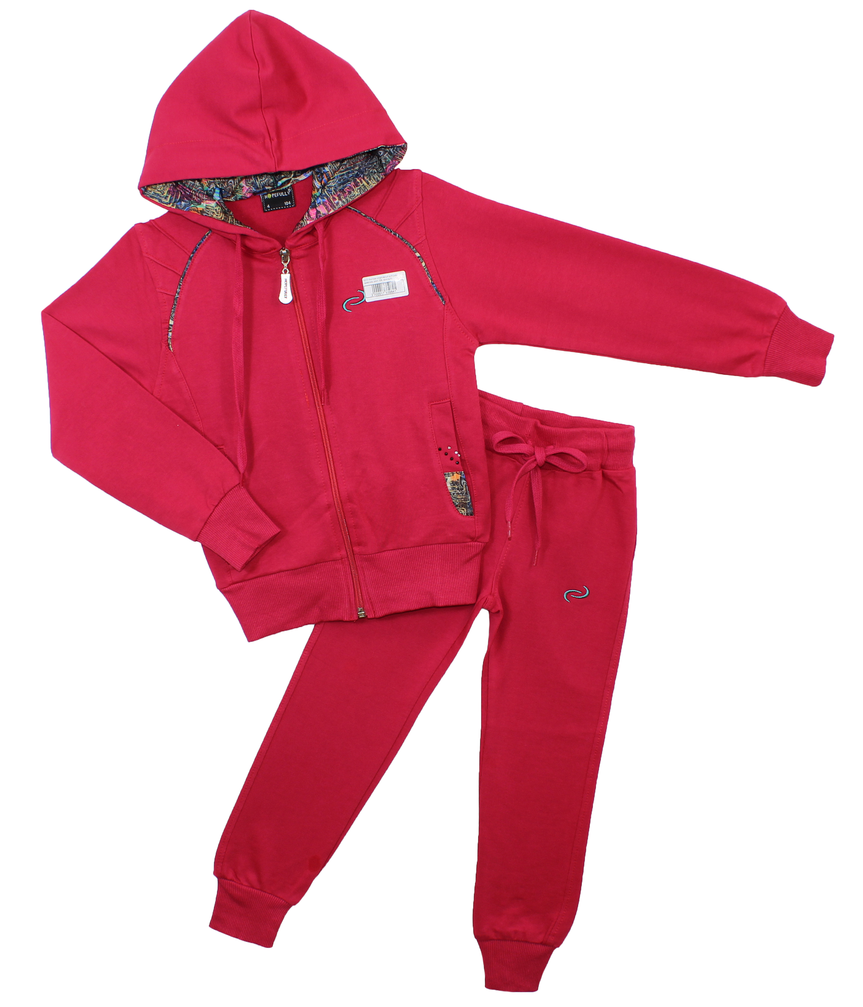 модная детская одежда 6217 костюм спортивный для девочки