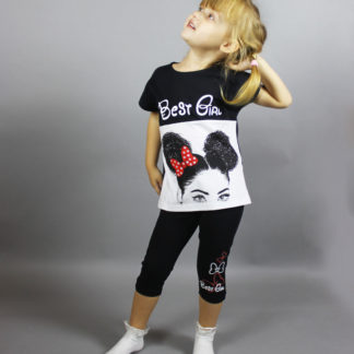 модная детская одежда 02-71 комплект для девочки