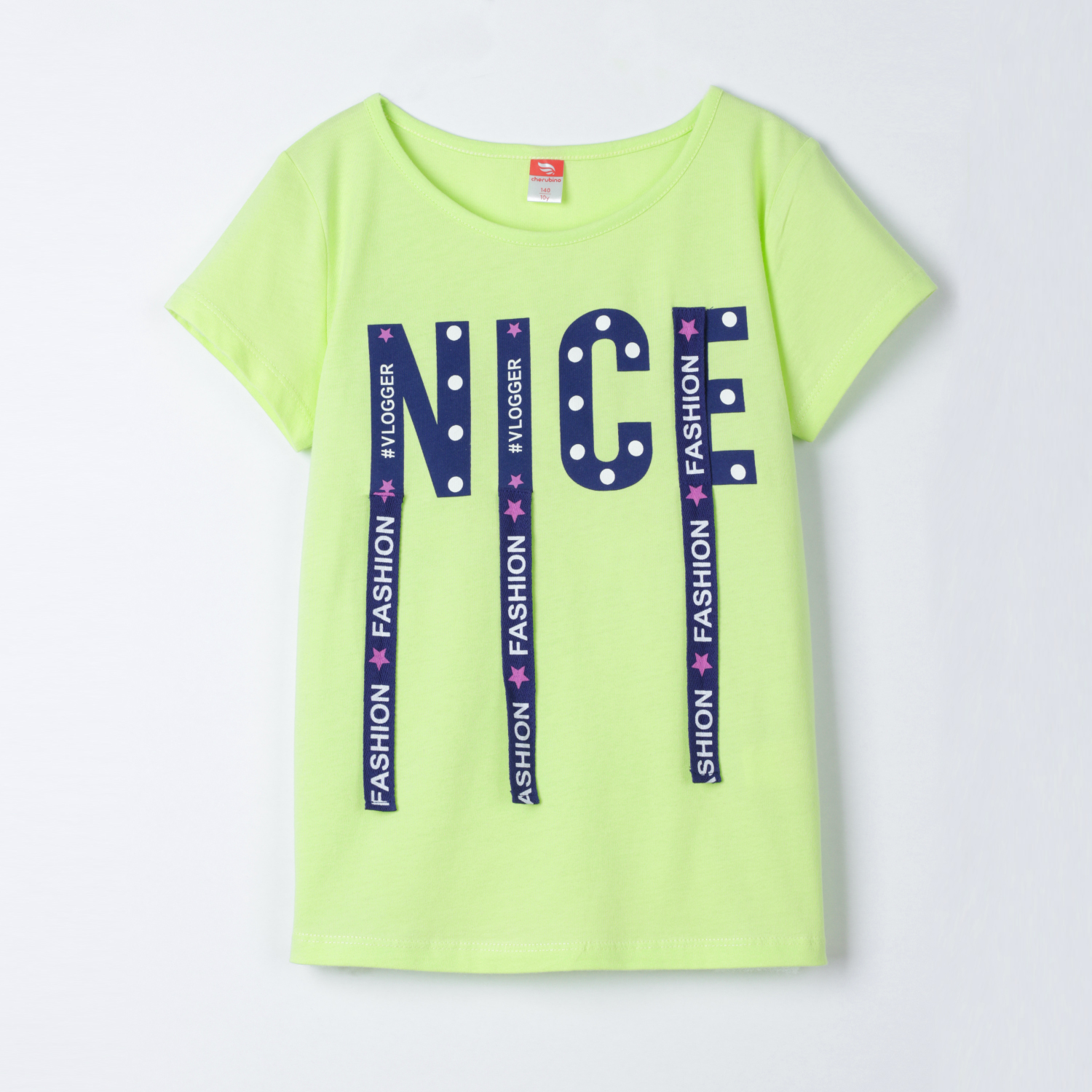 модная детская одежда 62674-36 футболка для девочки