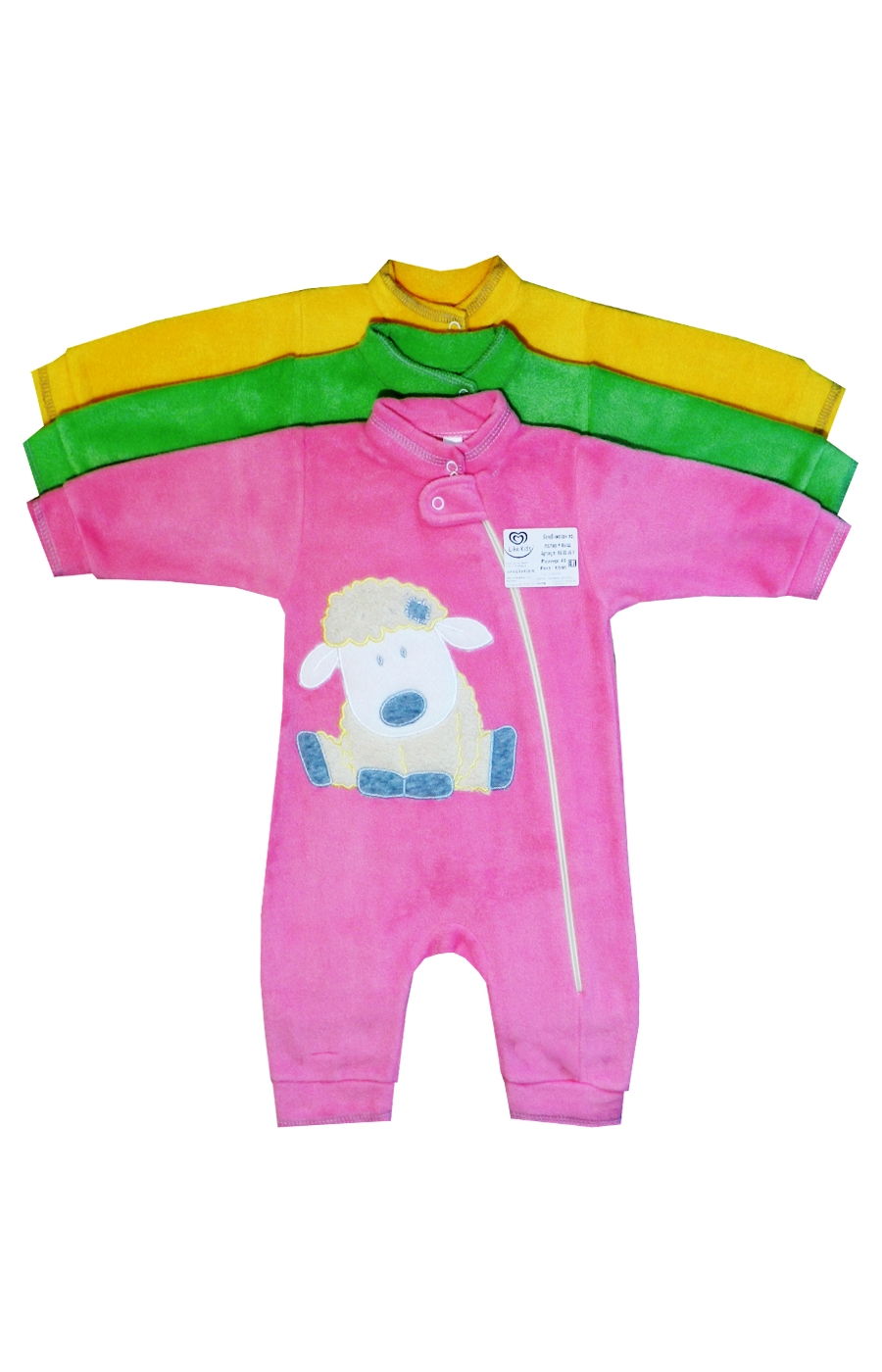 качественная одежда 060046 у комбинезон полар с вышивкой