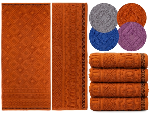 качественный 1506 полотенце жаккардовое махровое 70*140