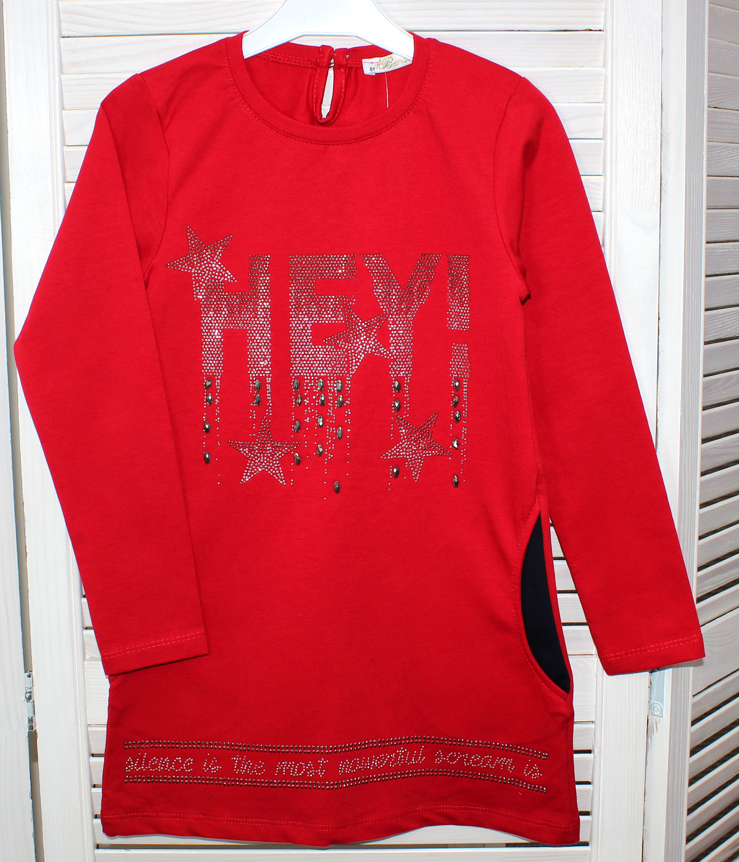 модная детская одежда 9813 туника для девочки