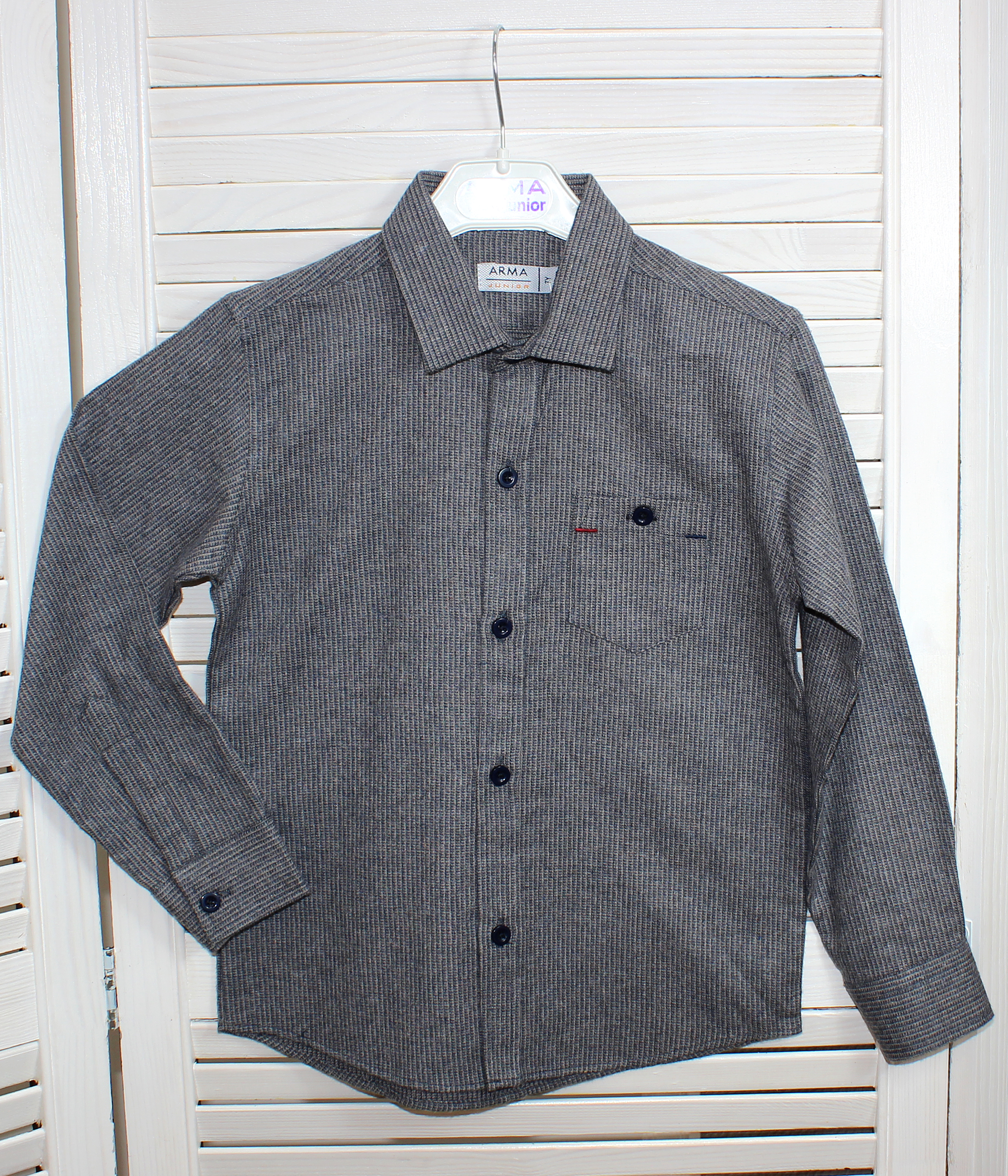 модная детская одежда 46251 рубашка для мальчика  турция