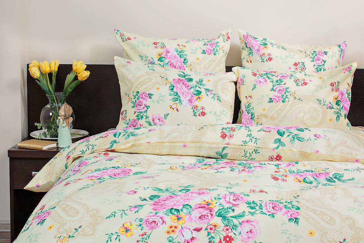 качественный кпб бязь 2 сп ночь нежна