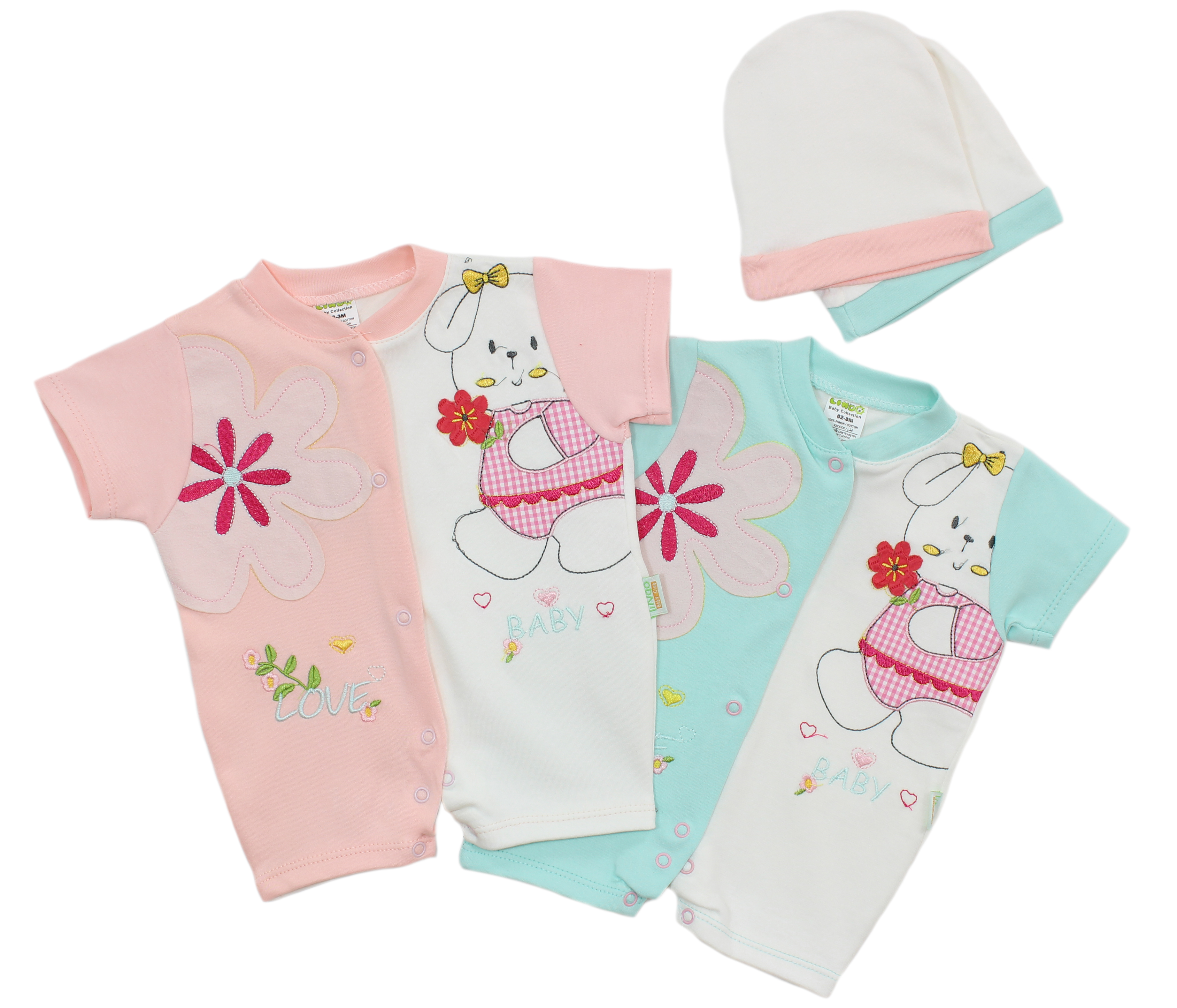 886 Песочник для девочки +шапка