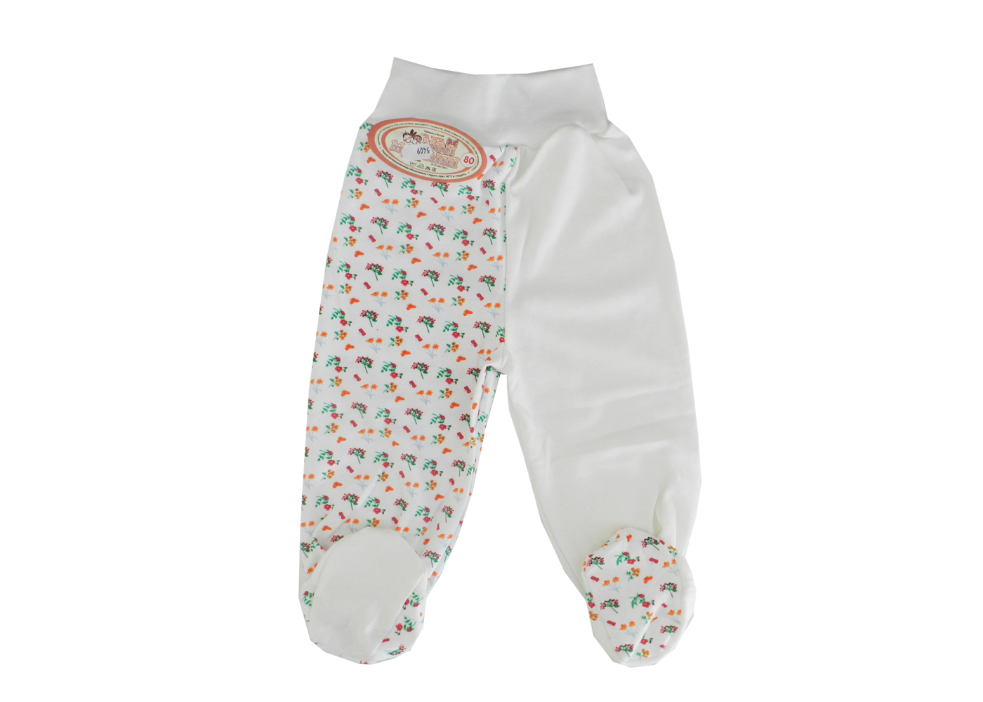 5409 Ползунки евро Цветочек интерлок