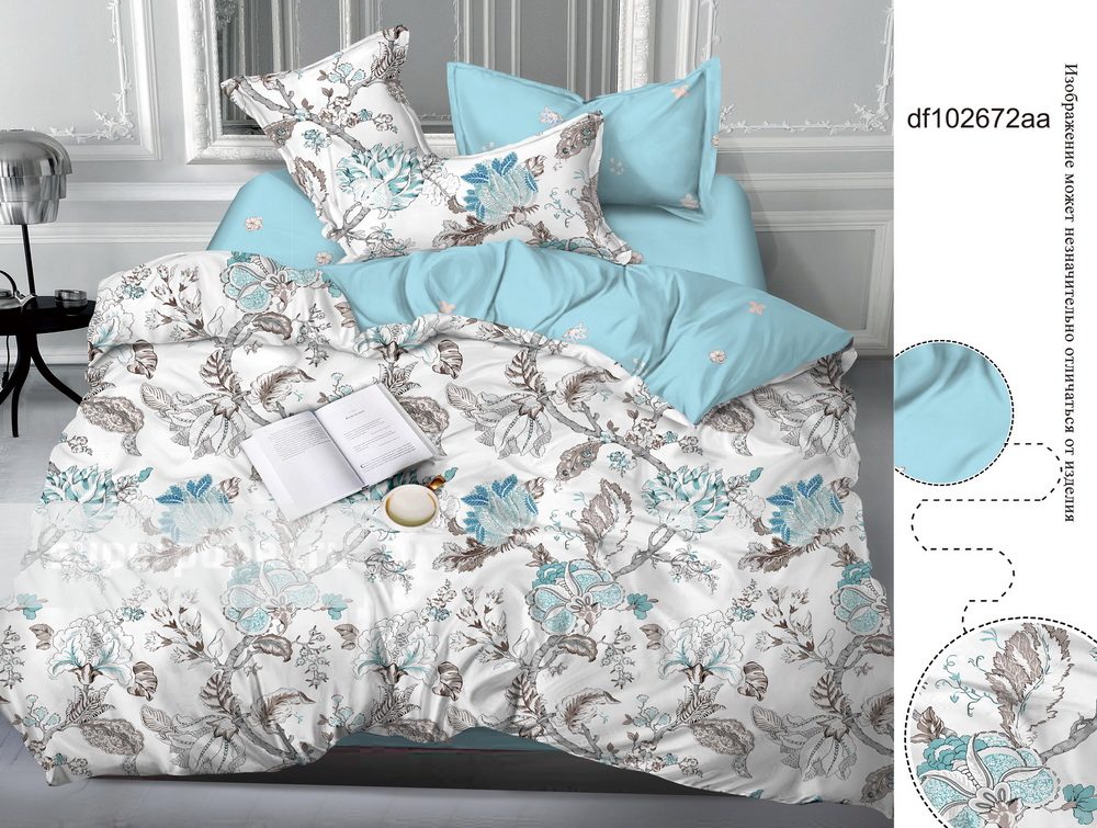 качественный кпб сатин евро камея