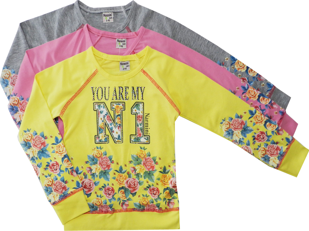 модная детская одежда 4813 джемпер для девочки