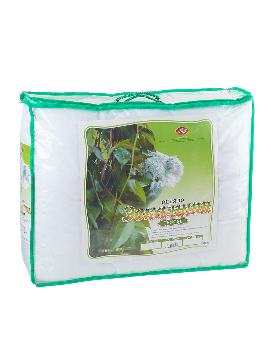 качественный 619 одеяло "эвкалипт" 1,5 сп. облегченное