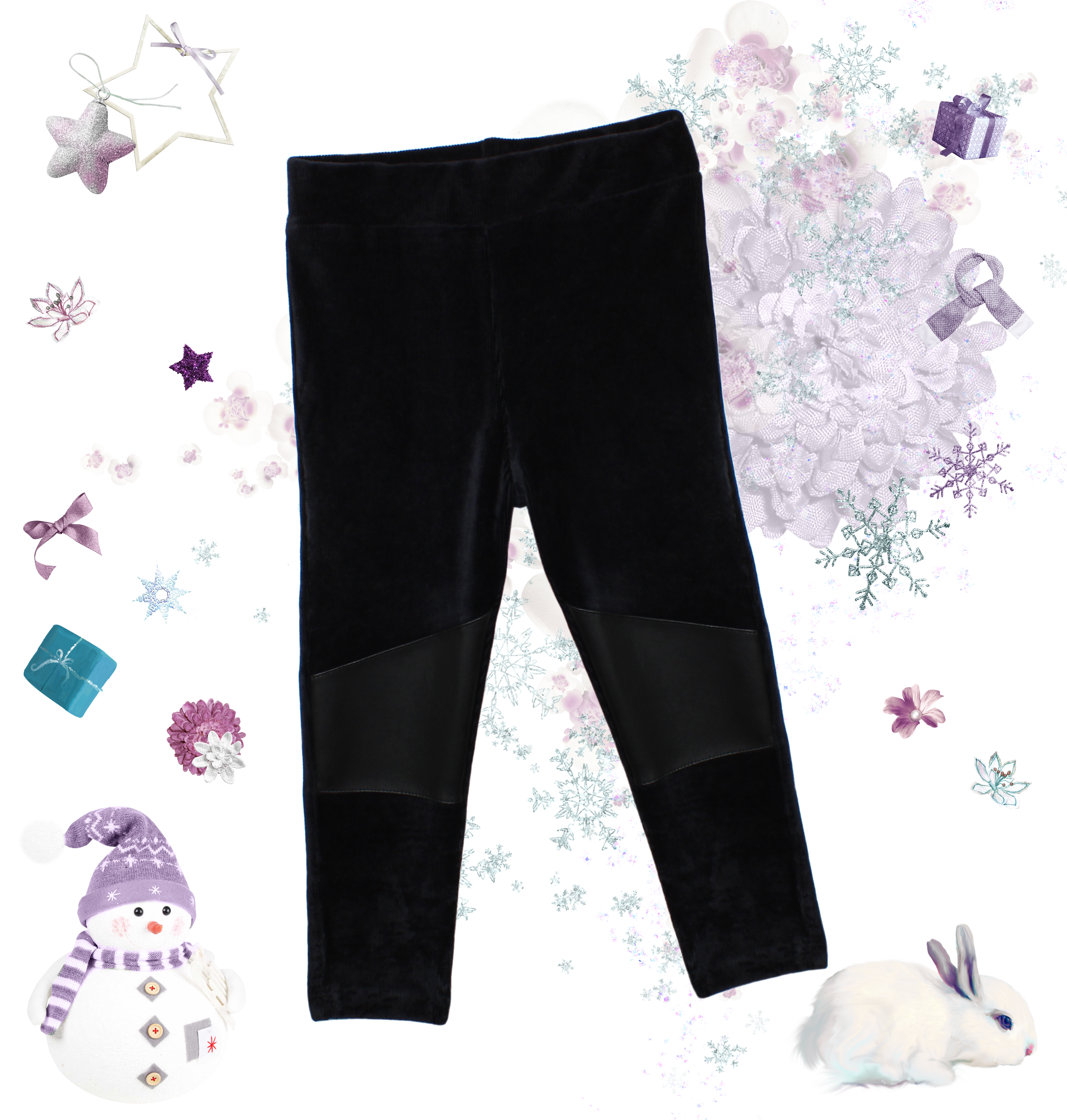 модная детская одежда 34033 лосины для девочки