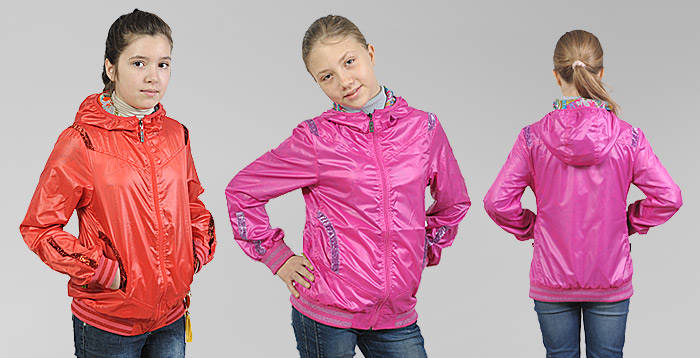 2007 V Ветровка для девочки  весна/осень для детей