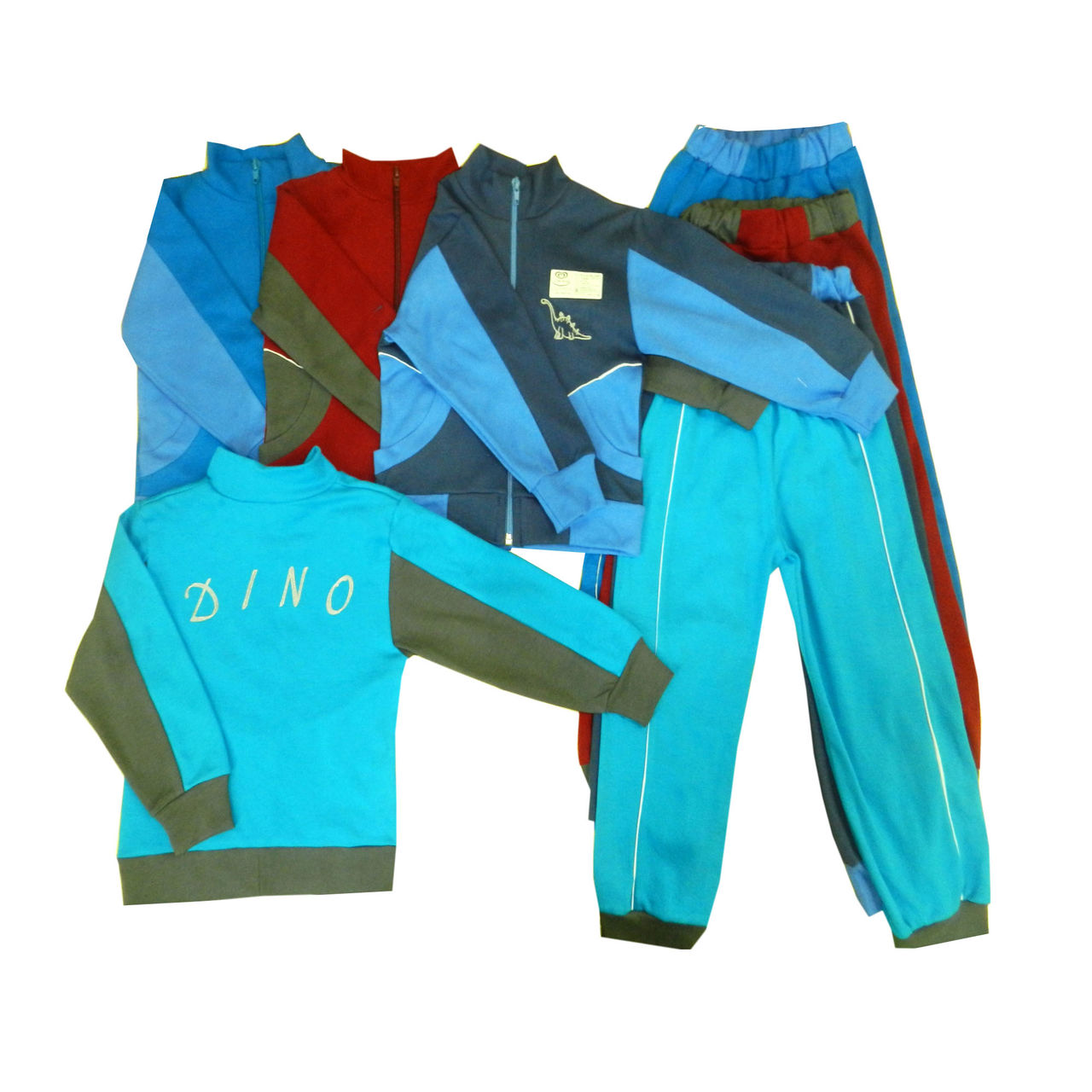 0446/25 У Костюм детский однотонный с вышивкой