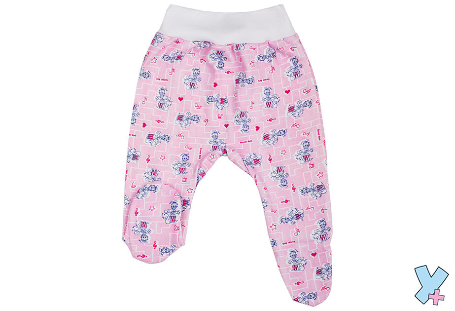 1006 Ползунки широкие резинка футер