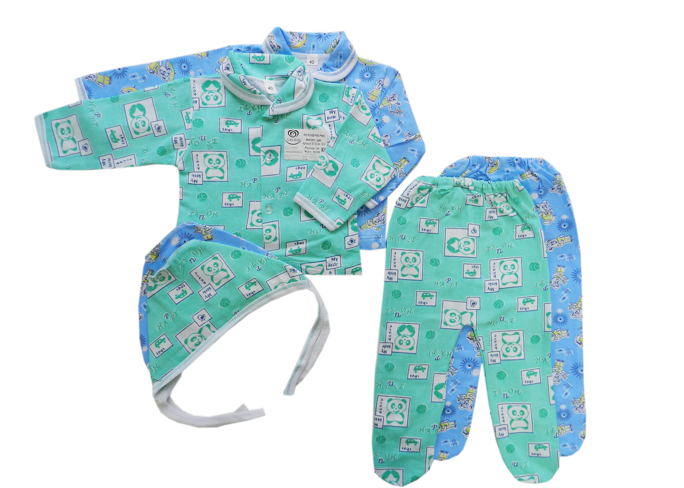 качественная одежда 070264/53 у комплект ясельный начес