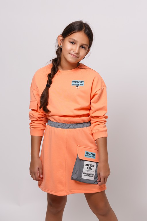 модная детская одежда 21064 юбка 