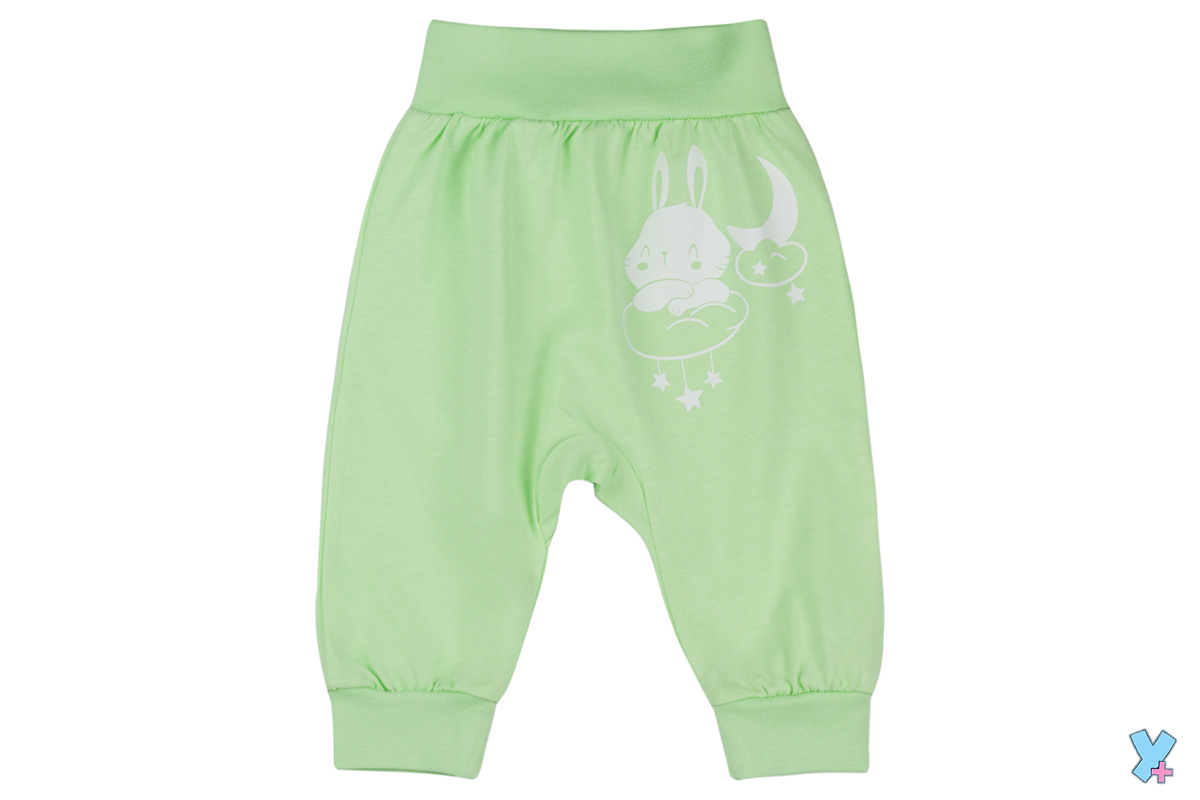 006кп Ползунки на широкой резинке, короткие (интерлок, печать)