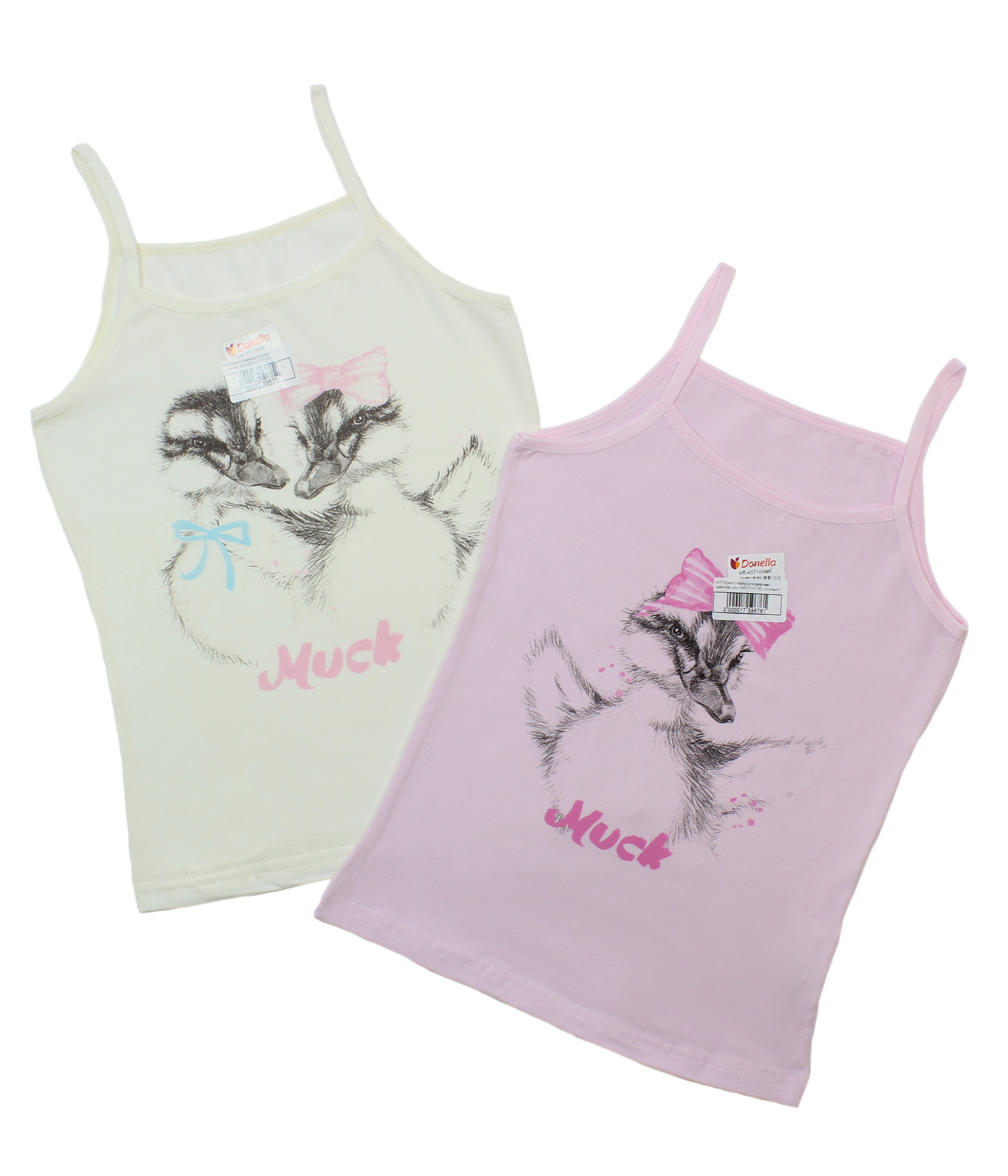 модная детская одежда 4371/2(wmr) майка для девочки