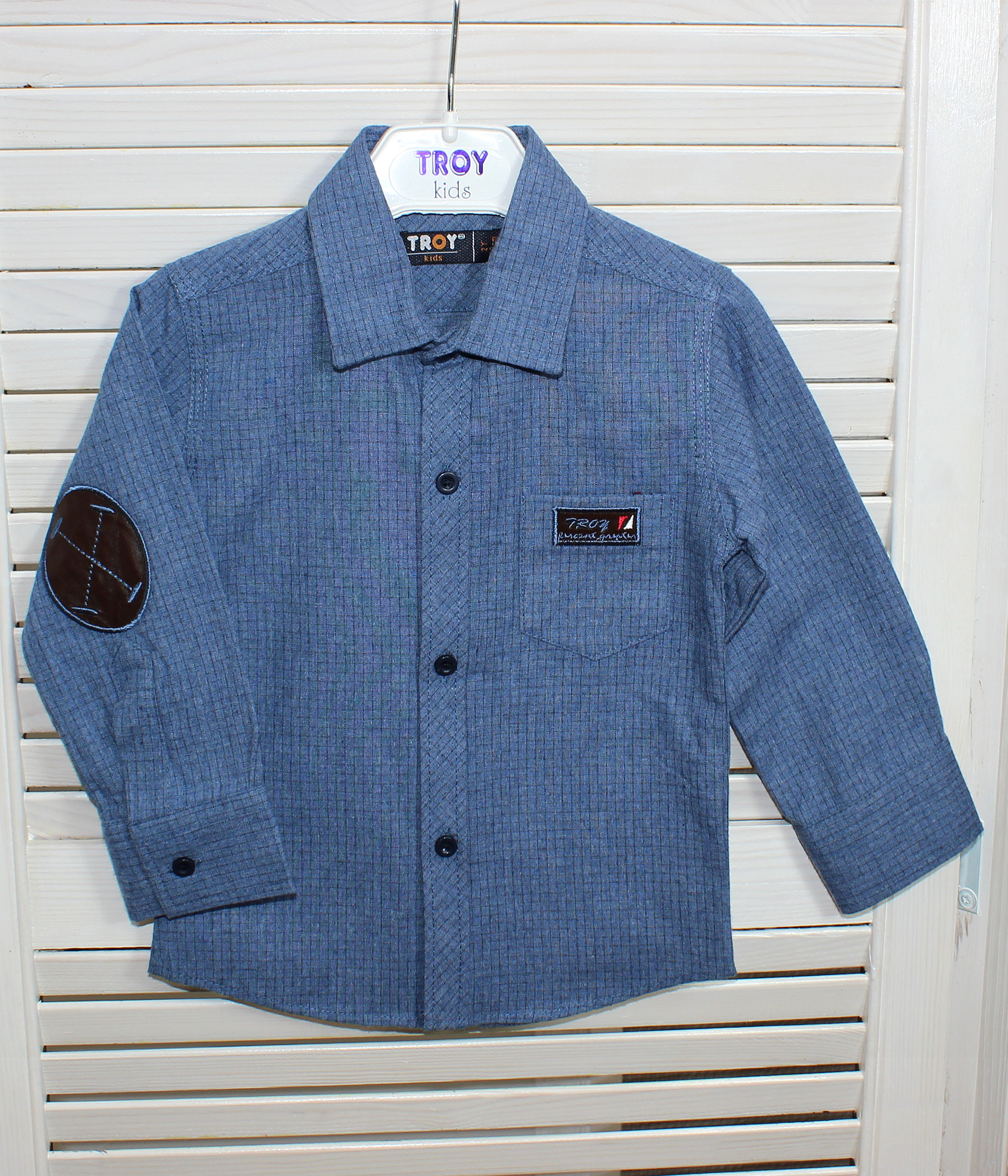 модная детская одежда 46253 рубашка для мальчика  турция