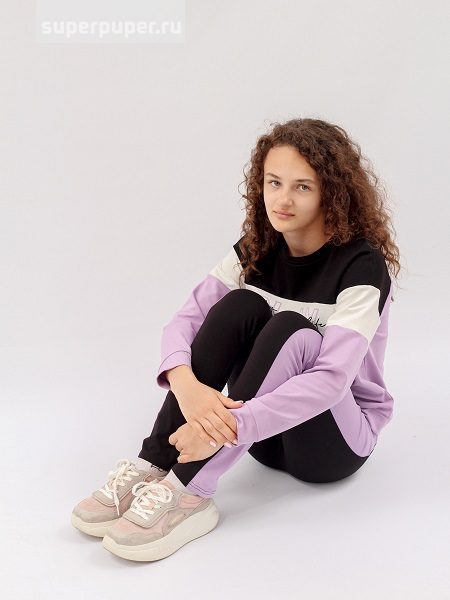 модная детская одежда 90113-45 костюм для девочки