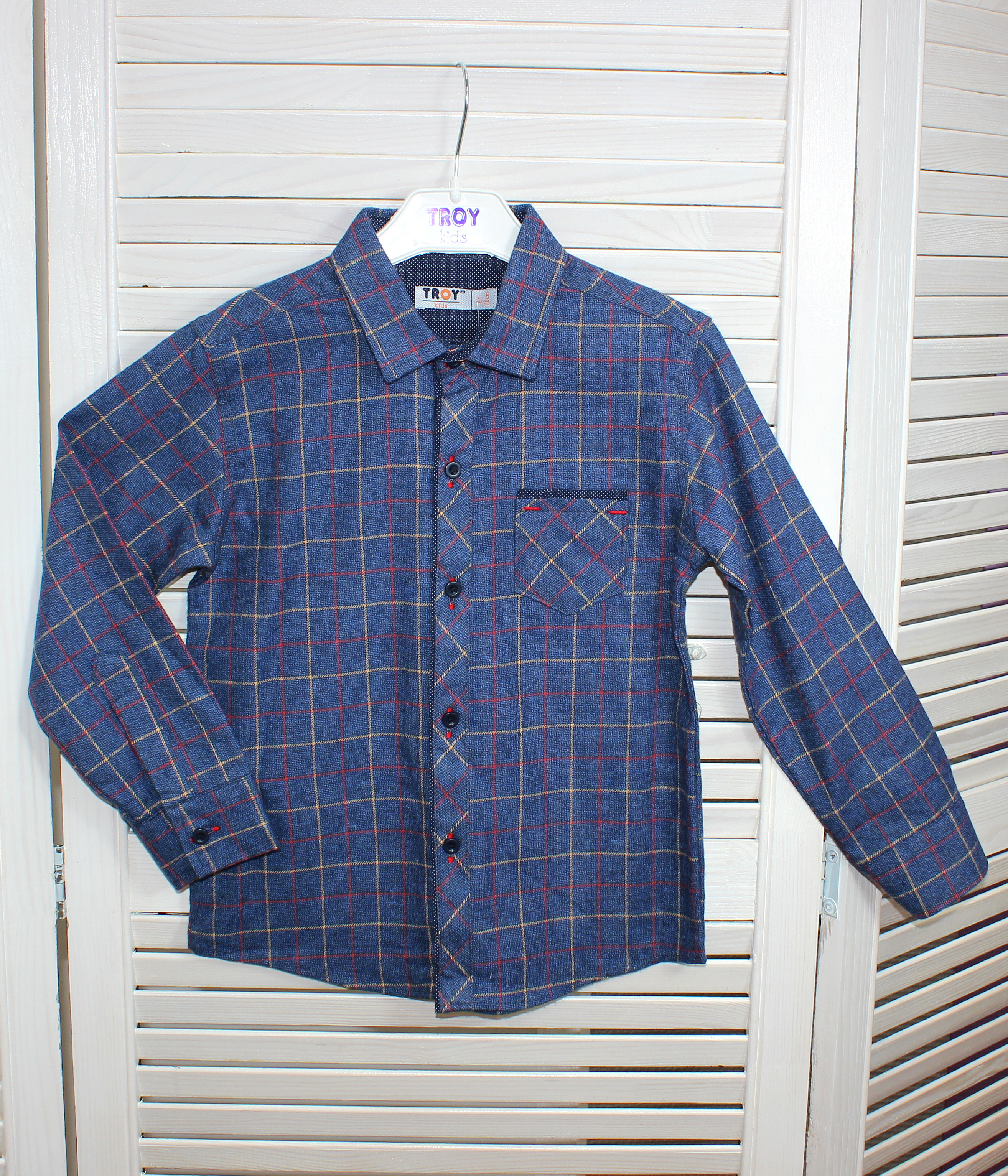 модная детская одежда 46255 рубашка для мальчика  турция