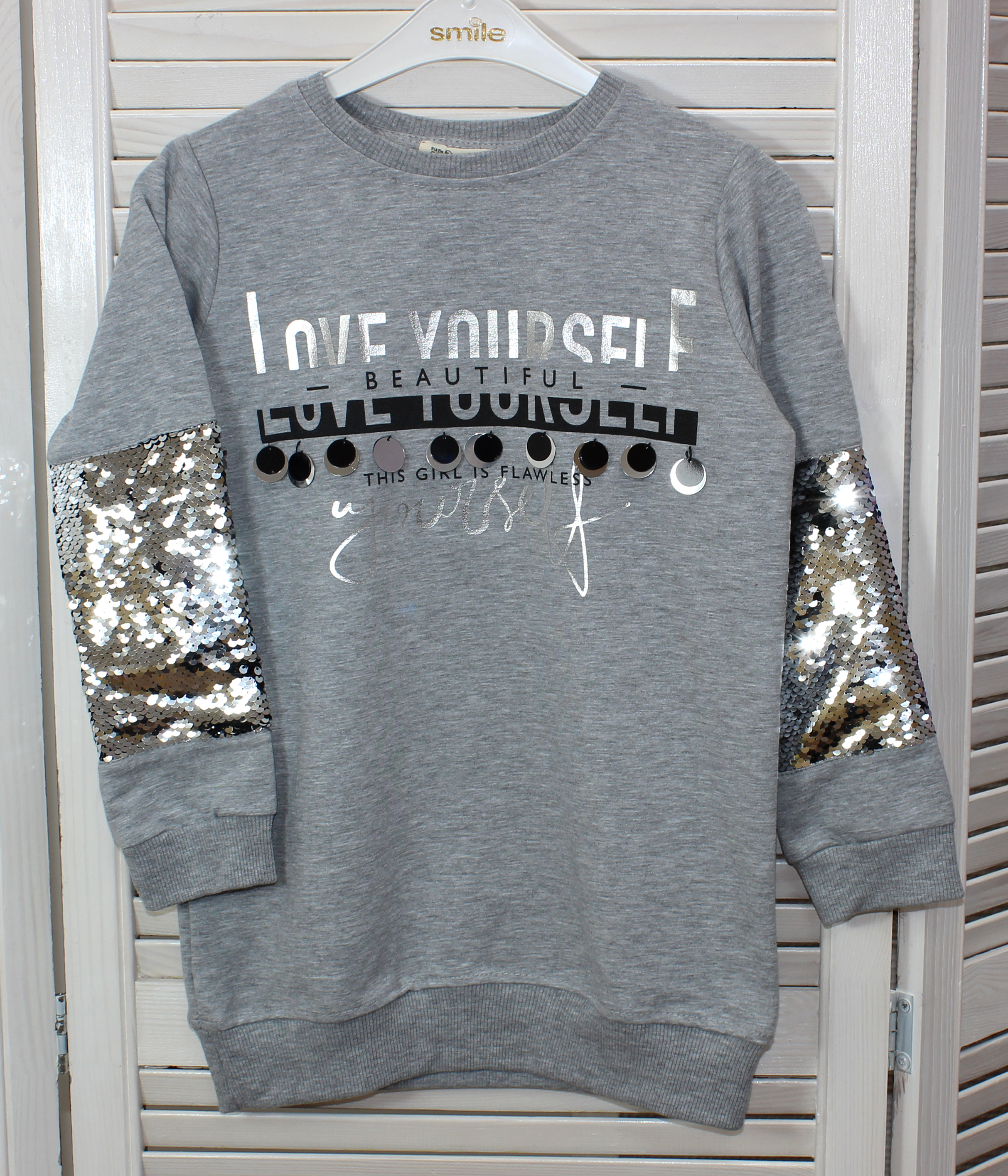 модная детская одежда 2060 джемпер для девочки 