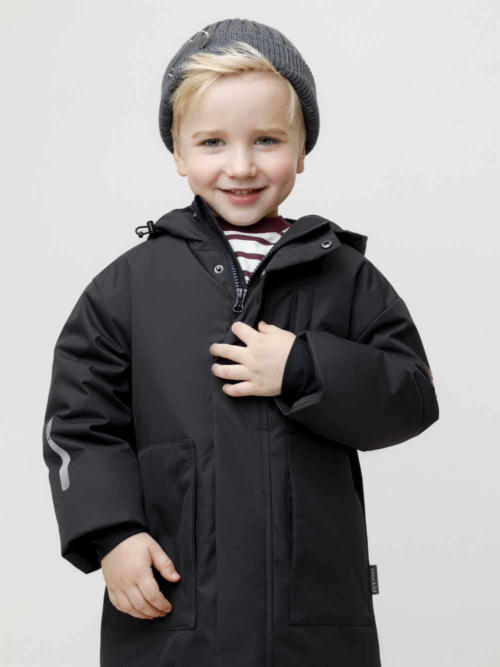 30165/3 ВК ГР Куртка утепленная для мальчика весна/осень для детей