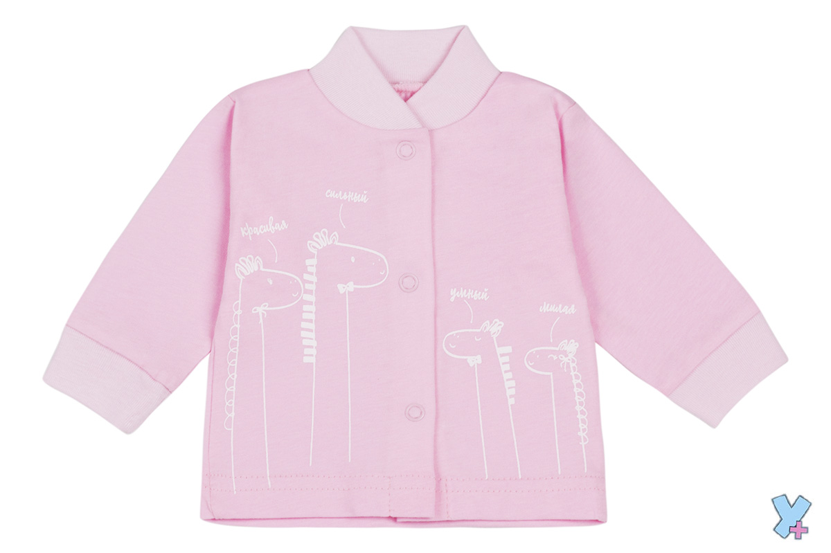 002/2п Кофточка ясельная (кулир, печать) купить + умка +	