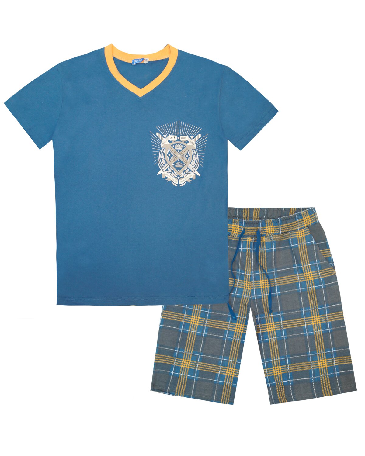 443 Костюм мужской (футболка+шорты)