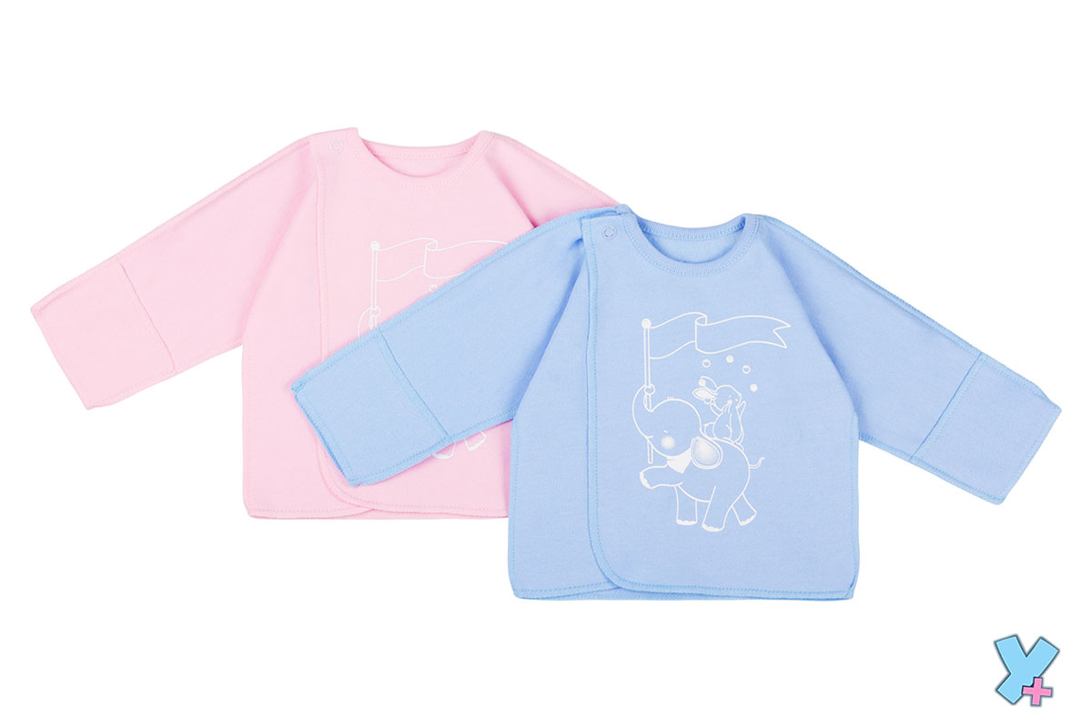 003/1п Распашонка на кнопке (футер, печать) купить + умка +	