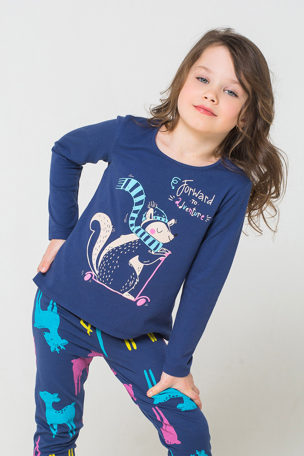 модная детская одежда 300479/к1238 джемпер для девочки