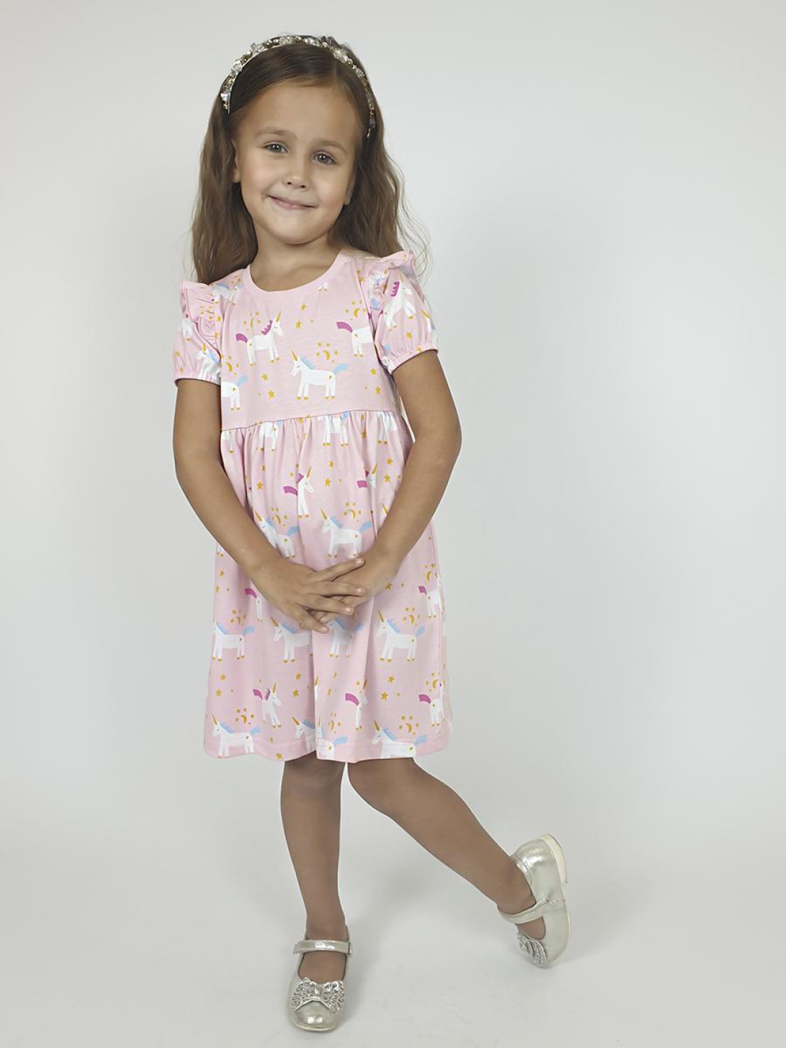 модная детская одежда 11-231 платье для девочки