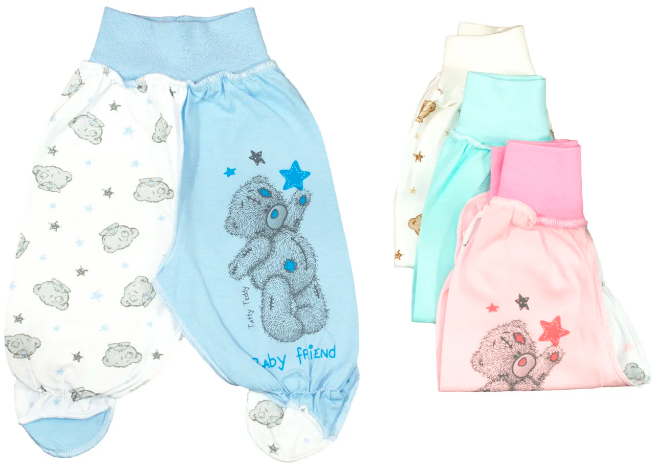 25797 Ползунки евро Тедди интерлок