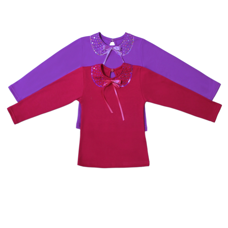 010049 У Блуза интерлок с вышивкой