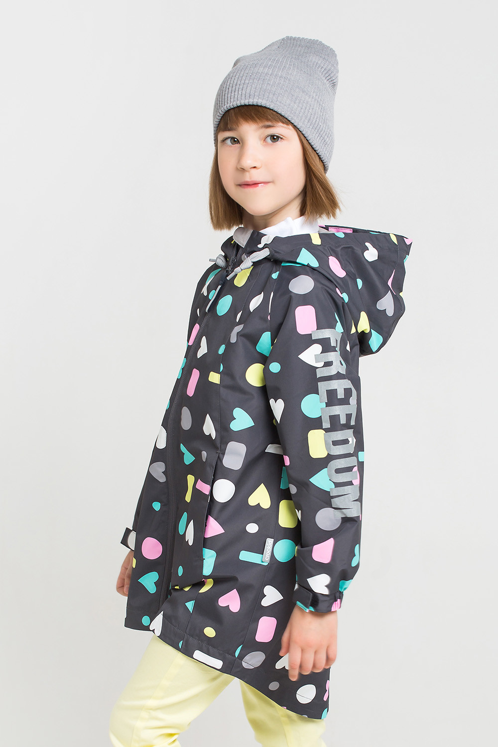 32075/н/1 ВК ГР Плащ для девочки весна/осень для детей