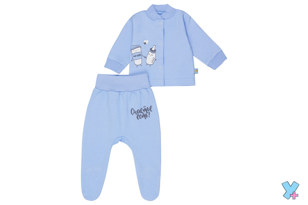 002/006п Комплект ползунки, кофточка (интерлок, печать)