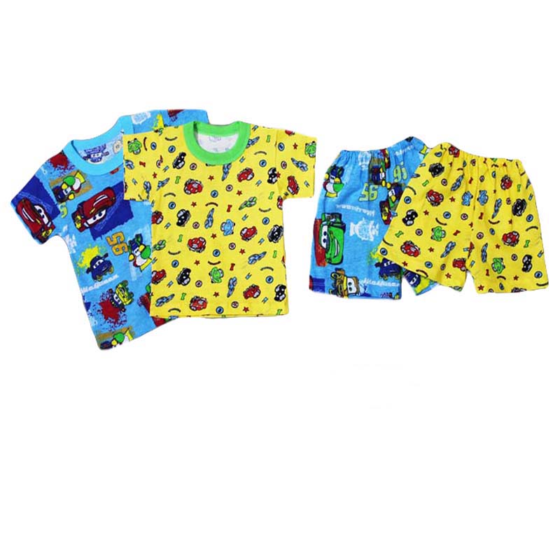 Футболка+шорты цветные кулир для мальчика