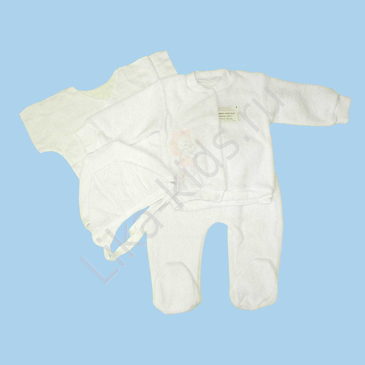 качественная одежда 0066/мно у комплект ясельный мно+вышивка