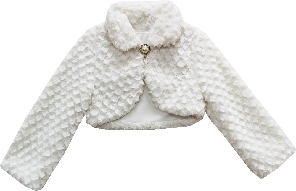 модная детская одежда 004 шубка для девочки 