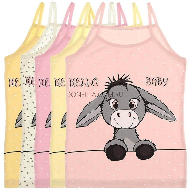 модная детская одежда 43640 es майка для девочки