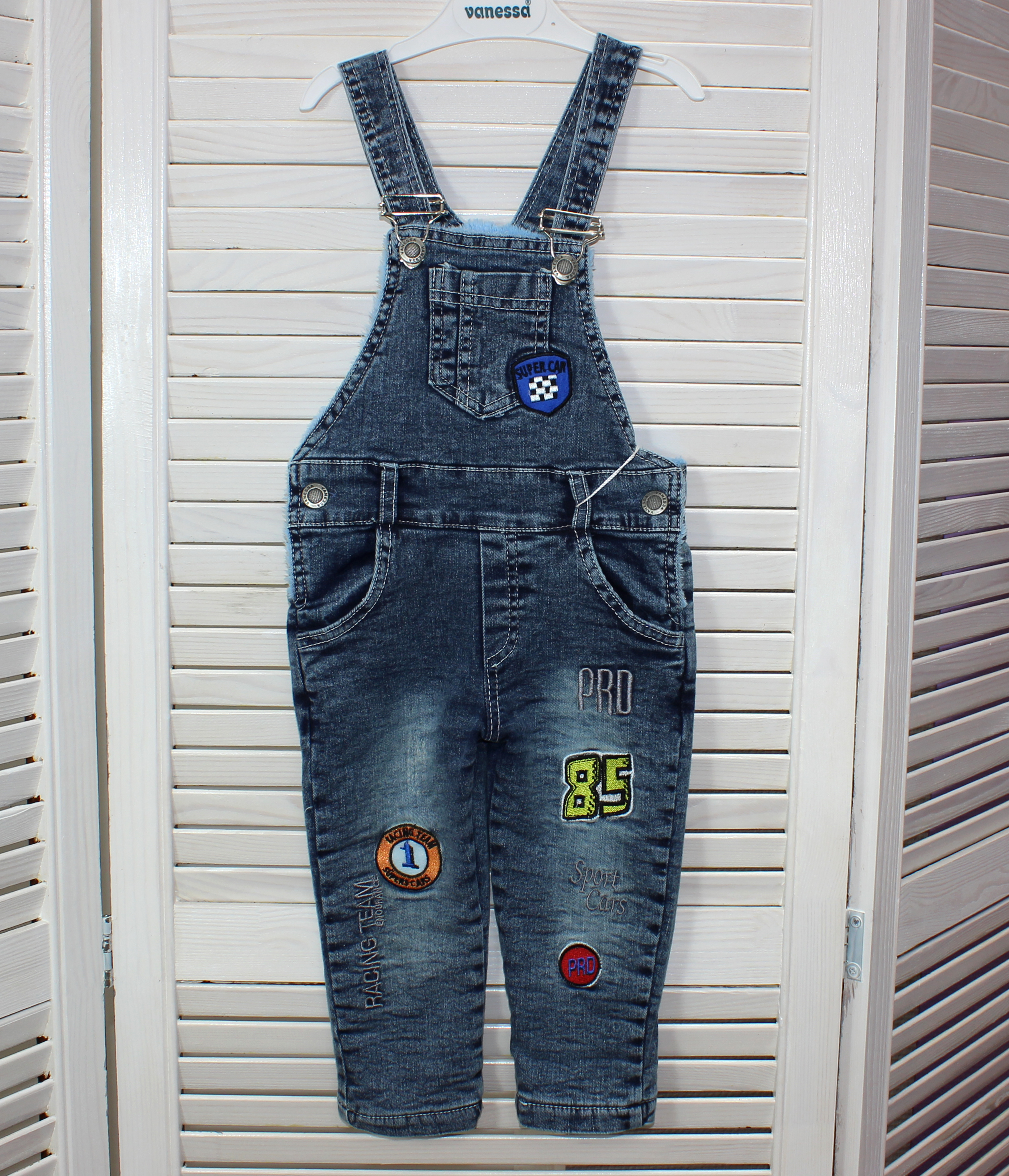 1228 Комбинезон джинсовый для мальчика