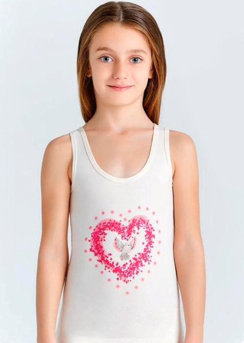 модная детская одежда 4138 майка для девочки