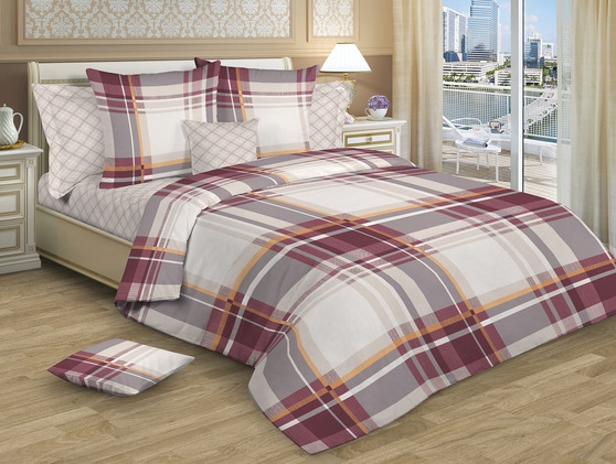 качественный кпб поплин 2 сп с европростыней ночь нежна