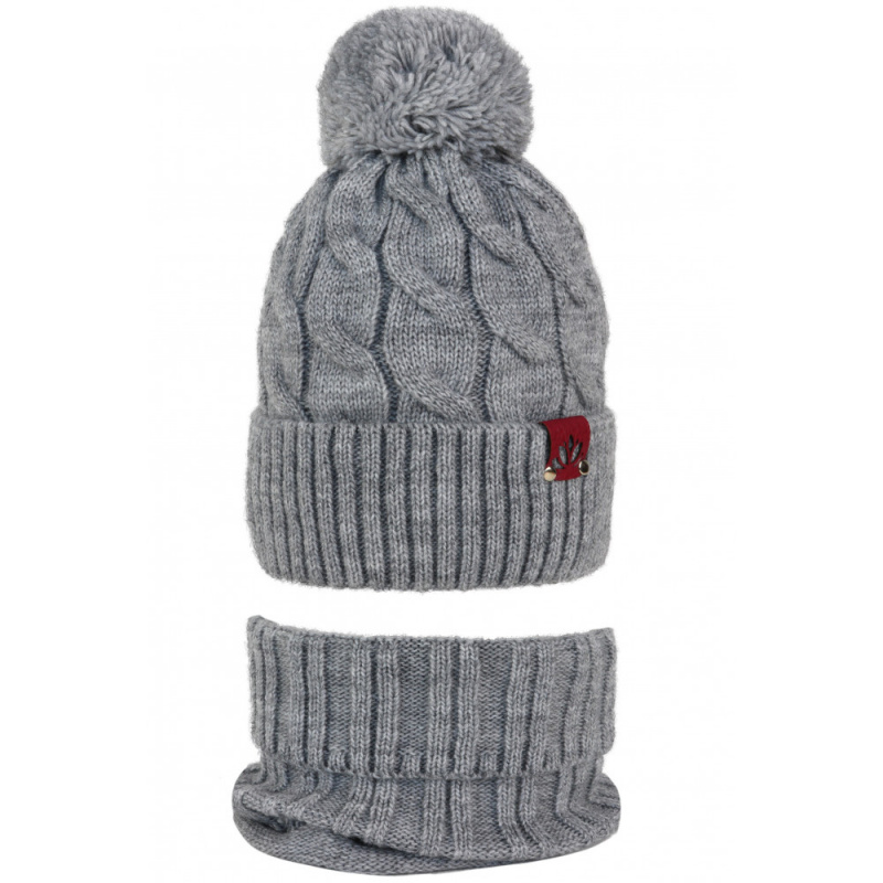 20004 ZAR Шапка+снуд детская