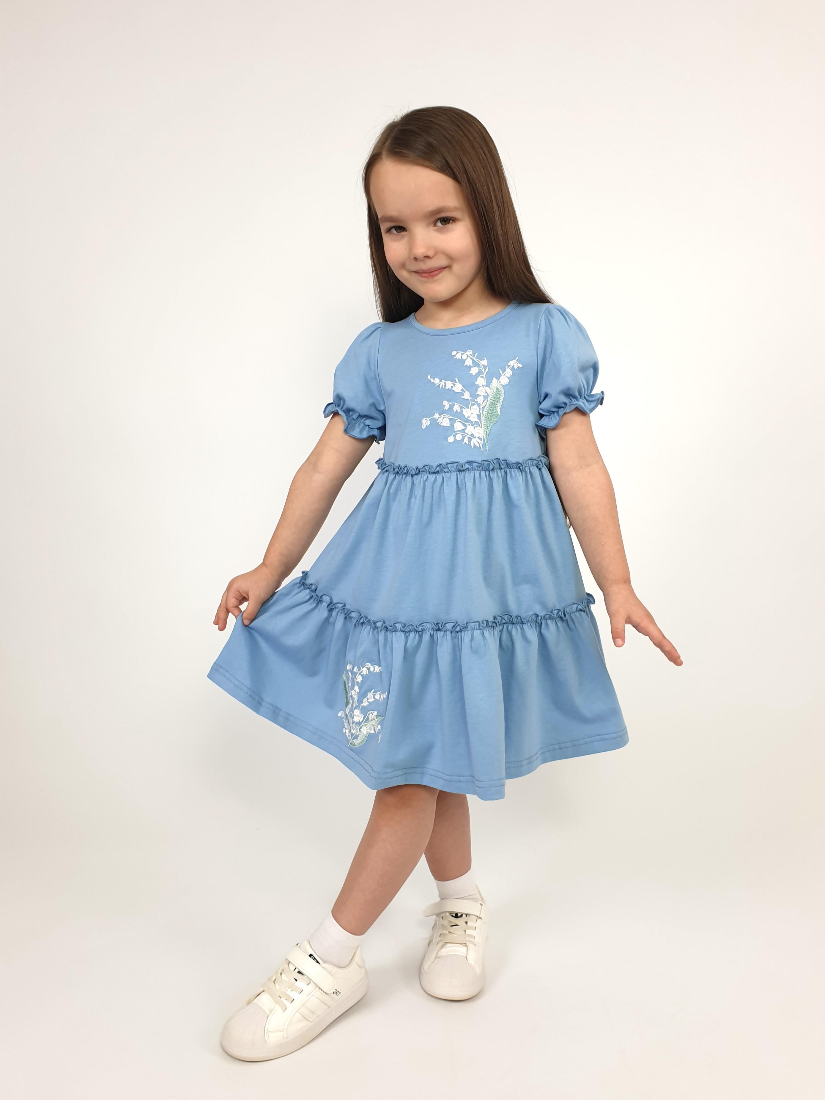 модная детская одежда 11-243 платье для девочки