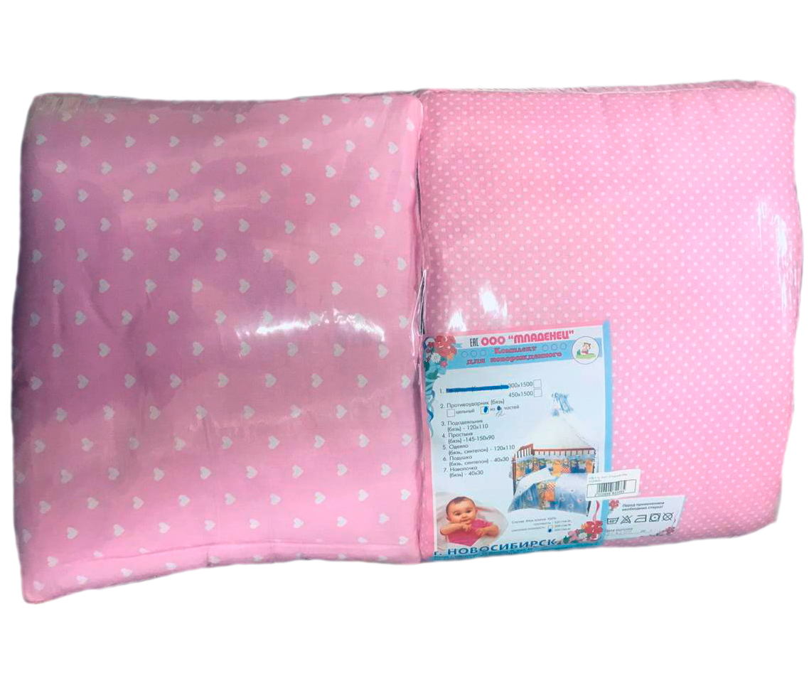 КПБ 6 пр. борт 12 подушек поплин