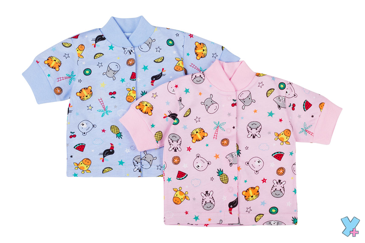 002/2к Кофточка короткий рукав (кулир) купить + умка +	