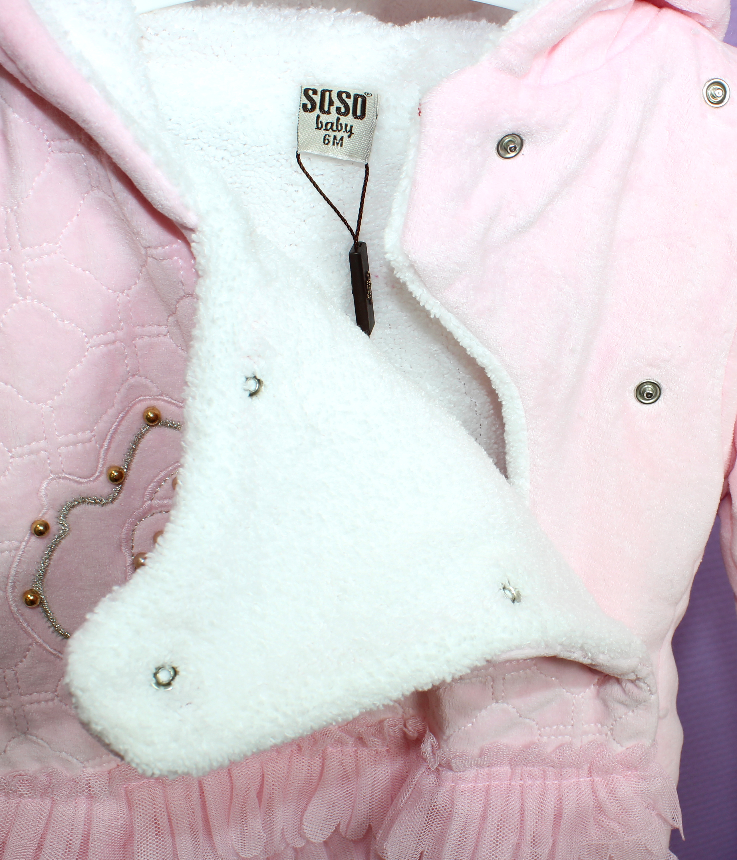 45556 Комбинезон ясельный для девочки