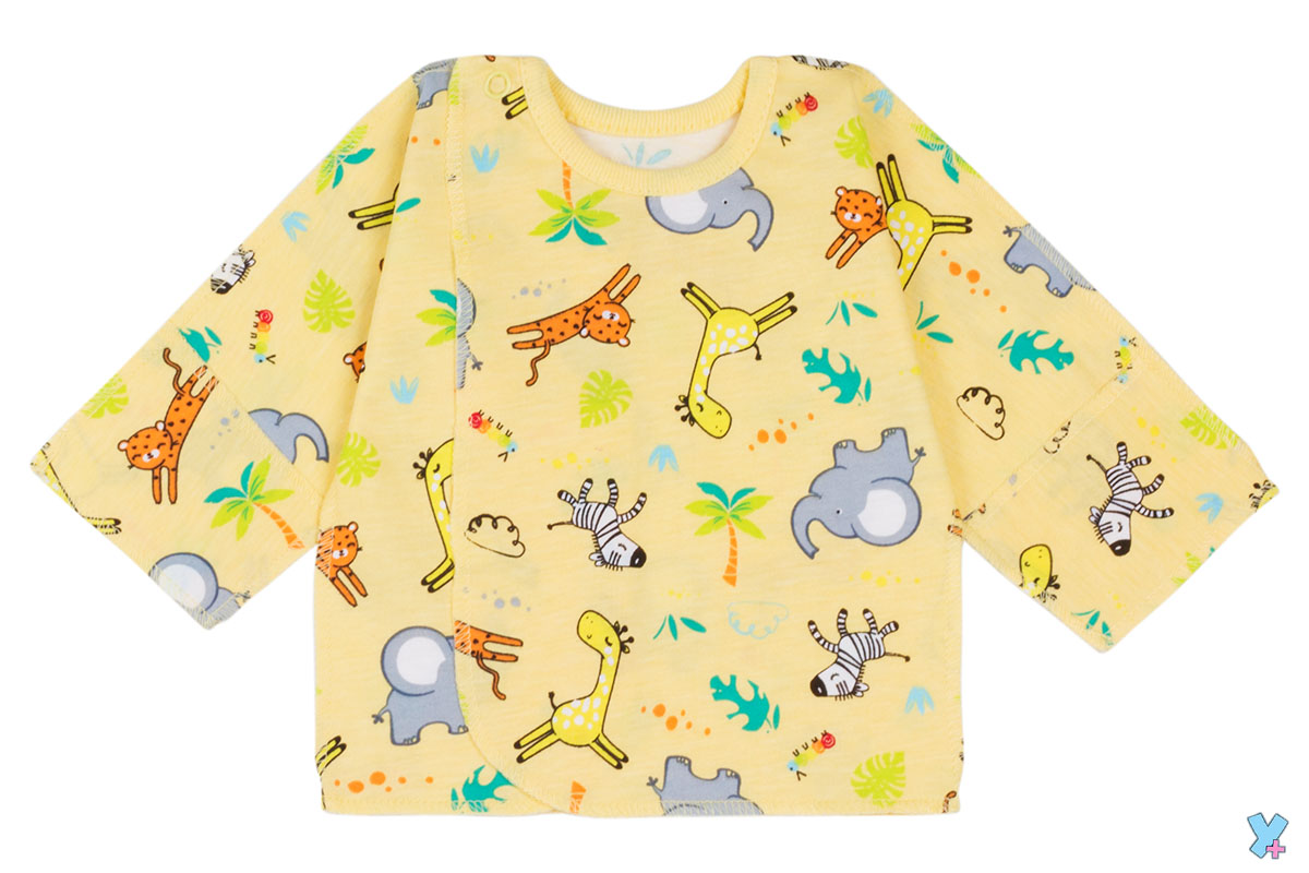 003/2 Распашонка на кнопке (кулир) купить + умка +	