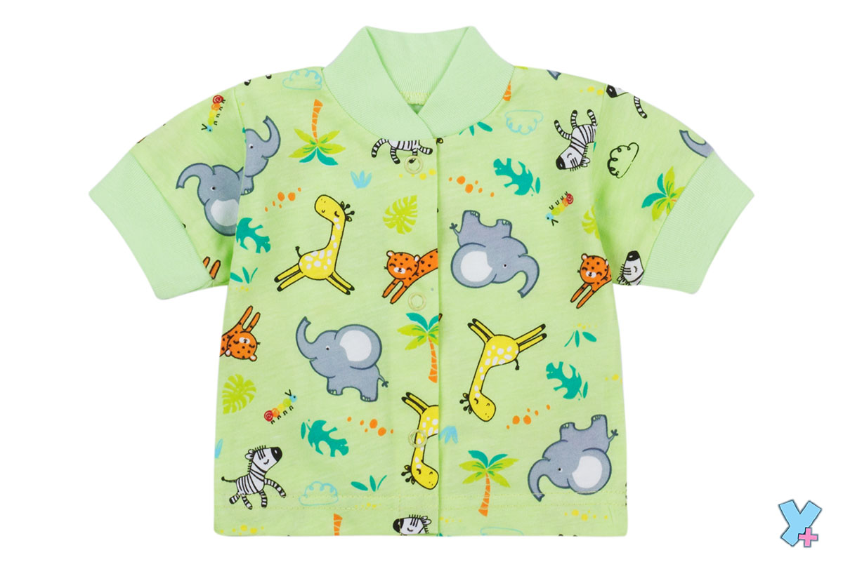 002/2к Кофточка короткий рукав (кулир) купить + умка +	